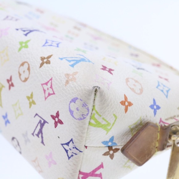 LOUIS VUITTON Monogram Multicolor Pochette Cosmetic Pouch M47354 LV Auth yk1189 - Picture 11 of 16